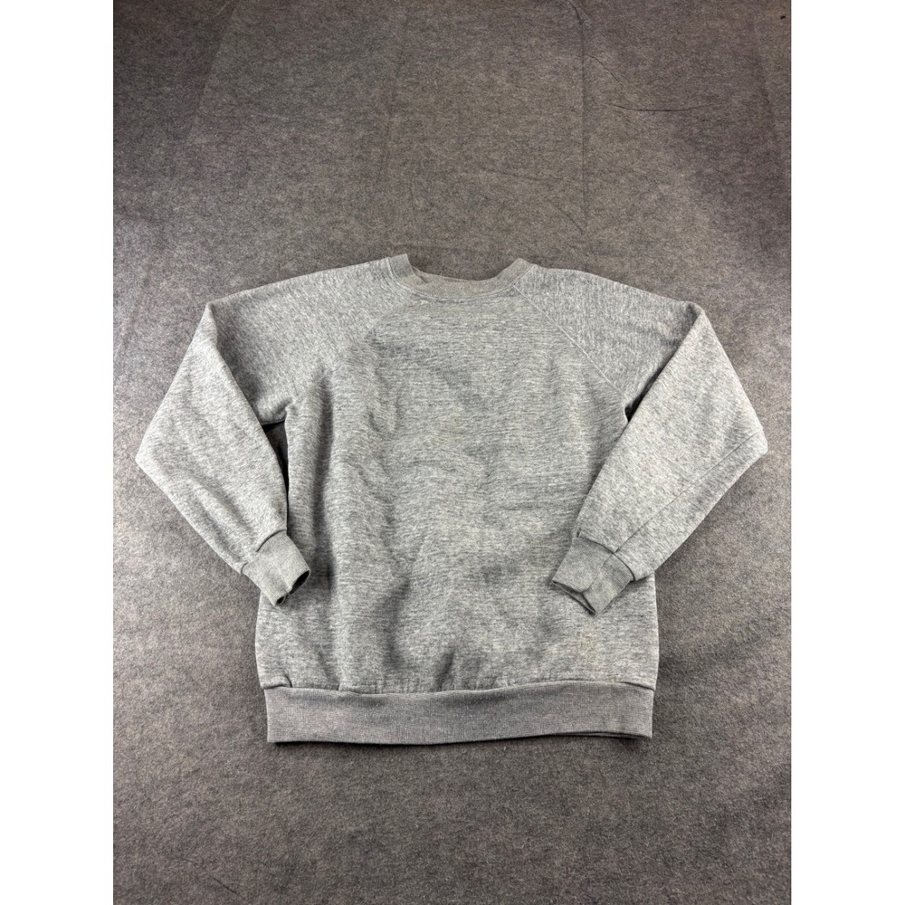 VTG Tultex Heather Raglan Sweatshirt Crewneck Pullover Athleisure Sporty S/M?